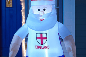 Is Santa an England fan? You can decide