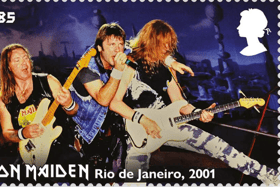 One of the Iron Maiden stamps that are coming into circulation (Photo: Royal Mail) 