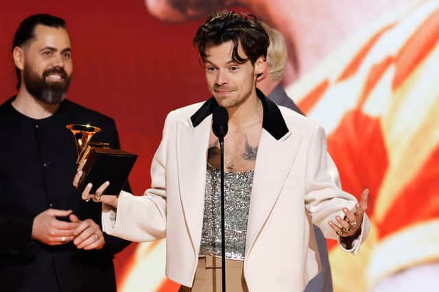 Harry Styles won album of the year at the 2023 Grammy Awards. (Getty Images)