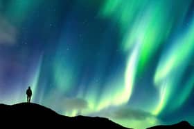 Aurora Borealis, Northern lights. Mumemories - stock.adobe.com