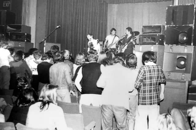The infamous Sex Pistols gig in Manchester in 1976