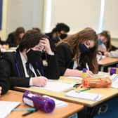 Face coverings should be worn in all communal areas of schools and colleges in England from Monday (29 November) (Photo: Getty Images)