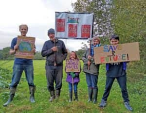 Taking part in the World Climate March