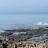 The light aircraft which narrowly avoided disaster when its pilot managed to land safely in the sea of Porthcawl, near Bridgend in South Wales.