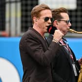 Actor Damian Lewis has been mocked after performing the national anthem at Sunday’s British Grand Prix