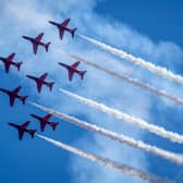 The Red Arrows have a packed weekend of air displays across the country