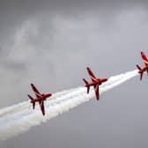 The Red Arrows have a busy weekend of displays, including the Clacton Airshow