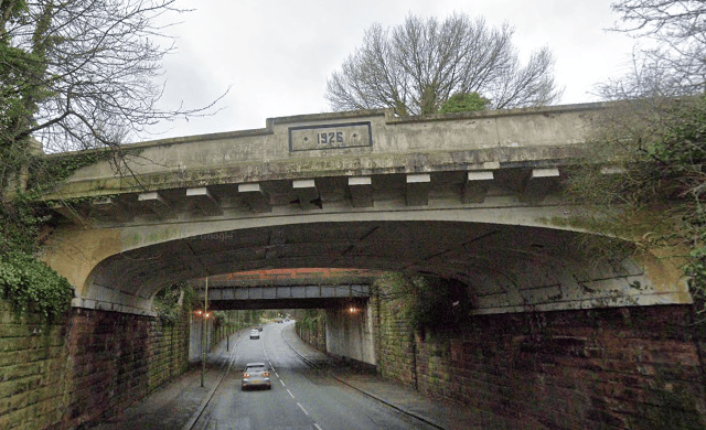 Police were called to Queens Drive in the Mossley Hill area on Saturday night (August 26). Amateur footage filmed in the area appears to show water gushing onto the road, which dips under a bridge.
