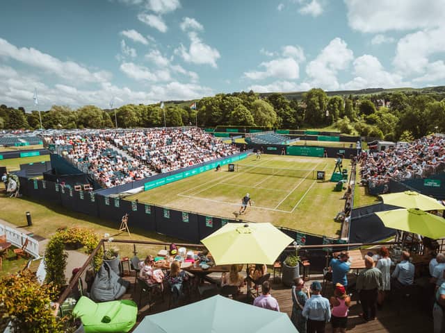Lexus Ilkley Trophy is hosted on grass courts at Ilkley Lawn Tennis and Squash Club