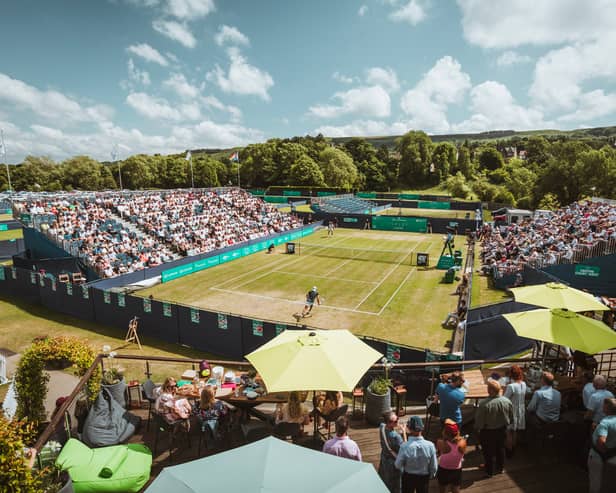 Lexus Ilkley Trophy is hosted on grass courts at Ilkley Lawn Tennis and Squash Club
