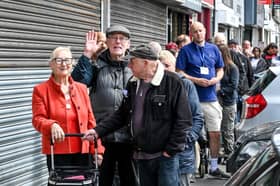 National Fish and Chip Day sees queues for 1p fish and chips.