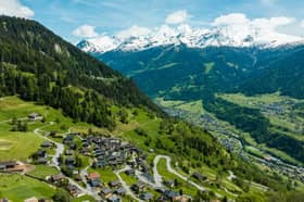 Verbier and the Val de Bagnes in the summer. Credit: Lucia Harrison/Verbier Tourisme