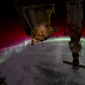 Aurora Borealis seen from the International Space Station