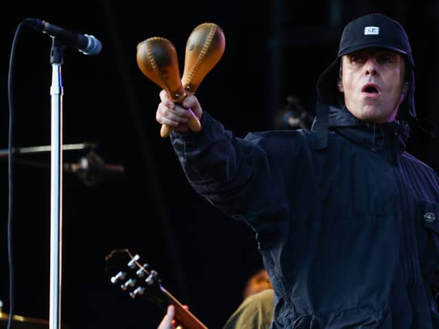 Liam Gallagher performs during day one of the TRNSMT Festival 2024 at Glasgow Green on July 12, 2024 in Glasgow, Scotland.