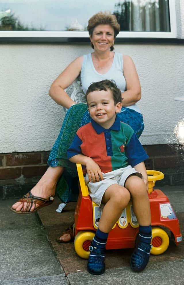 Ross and mum Carol.