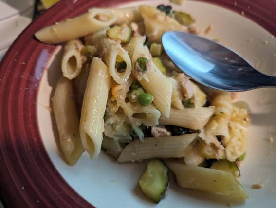 A tuna pasta bake was a doddle to make, and cost just a few quid
