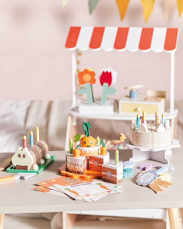 Wooden Cuthbert Cake and Kevin The Carrot Cake are in Specialbuys for a limited time