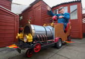 Great-grandfather Vin Wardman has turned his mobility scooter into a real-life Chitty Chitty Bang Bang, inspired by the 1968 film.