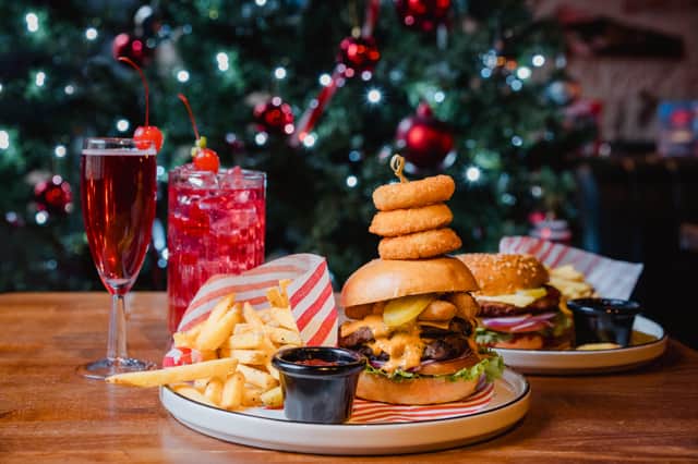 TGI Fridays cocktails and food for Christmas 2024