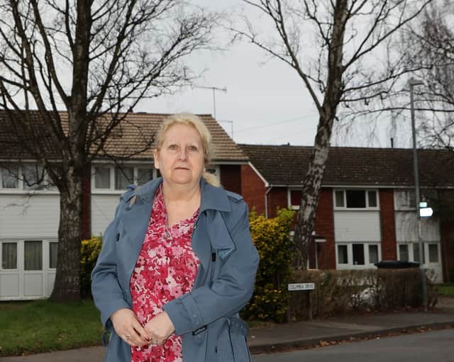 Helen Dawkins who lives on Columbia Drive Worcester .