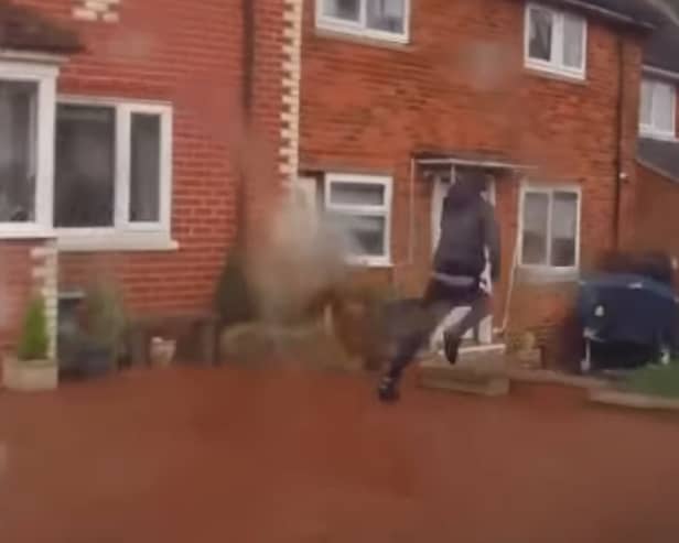 Burglars caught after filming themselves at the scenes of their crimes.