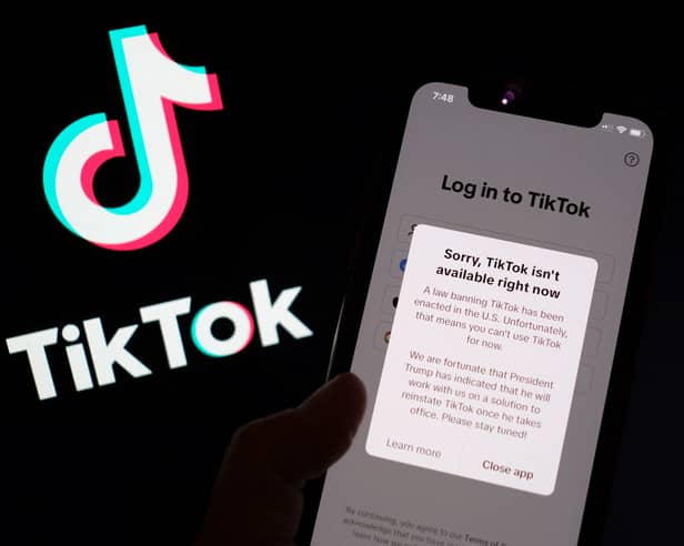 TikTok was unavailable for millions of users over the weekend. 