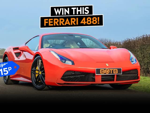 Yes, tickets to win this incredible car really are just 15p