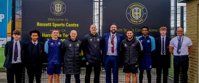 Rossett R Harrogate Town AFC links up play with Rossett School to create new ...