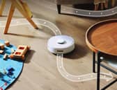 The SwitchBot K10+ is small enough to get around furniture other robots can't navigate