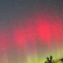The Aurora Borealis over Harrogate on March 26.