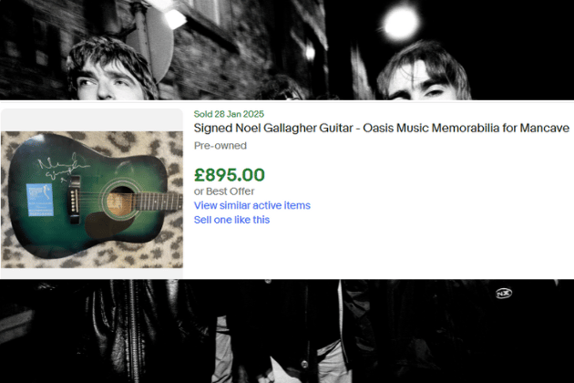 Any instrument that is signed and with a Certificate of Authentication or proof of it's validity does tend to fetch large amounts - but if the item was used by the musician it can bring in a lot more.