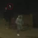 Video shows moment murder victim runs away from scene.