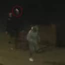Video shows moment murder victim runs away from scene.