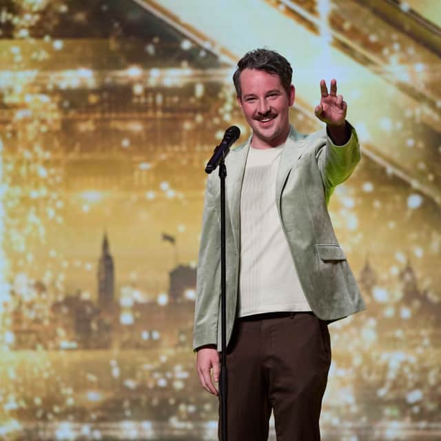 Singer Max Fox found himself in the audience at the Britain's Got Talent auditions before begging Simon Cowell for his chance to perform.