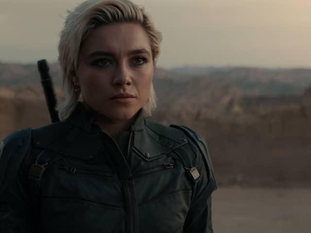 Yelena Belova (Florence Pugh) in Marvel Studios' Thunderbolts*
