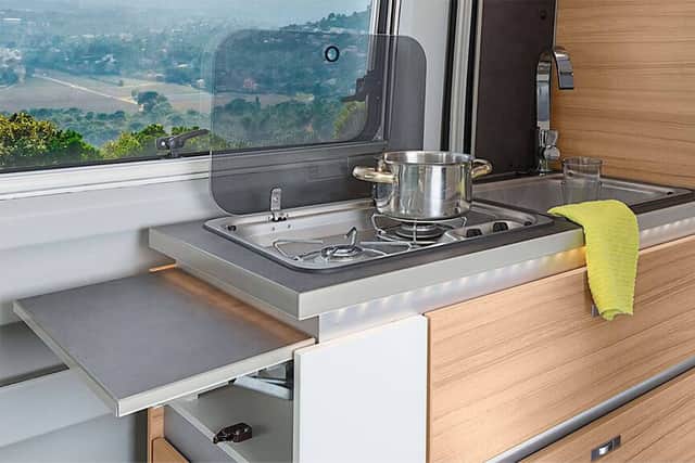 The interior is full of clever features