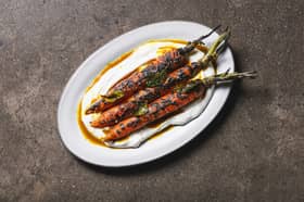 Ara's grilled carrots, labneh and Vadouvan spiced butter. Credit: Oh Gravy! Media - Burak Can Aksit