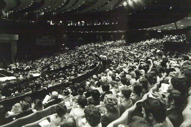 The 1982 Eurovision Song Contest was held at the newly-built Harrogate International Centre