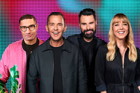 (L-R) Richie Anderson, Scott Mills, Rylan, Sara Cox