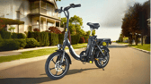 One of the AVDL foldable e-bikes available in the Wowcher deal – compact, road-ready and ideal for urban commuting