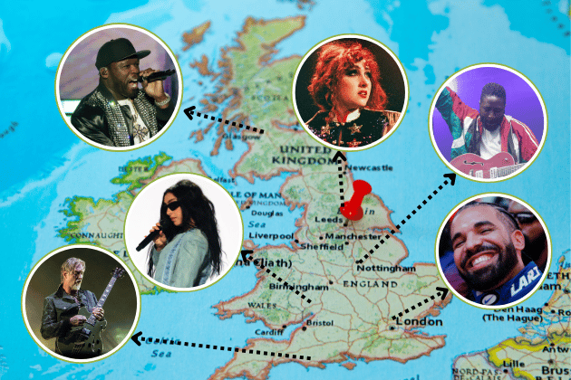 Take a look at some of the biggest music festivals taking place in the United Kingdom throughout Summer and Autumn 2025.