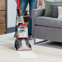  The lightweight Bissell PowerClean offers deep-cleaning power in a compact, easy-to-store unit