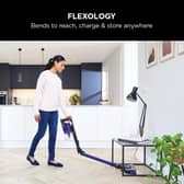 The Shark’s Flexology wand bends so you don’t have to – perfect for cleaning under furniture without moving it.