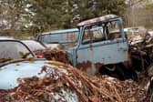 Old and rusted vehicles 