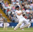 Harry Brook during England's first innings at Headingley