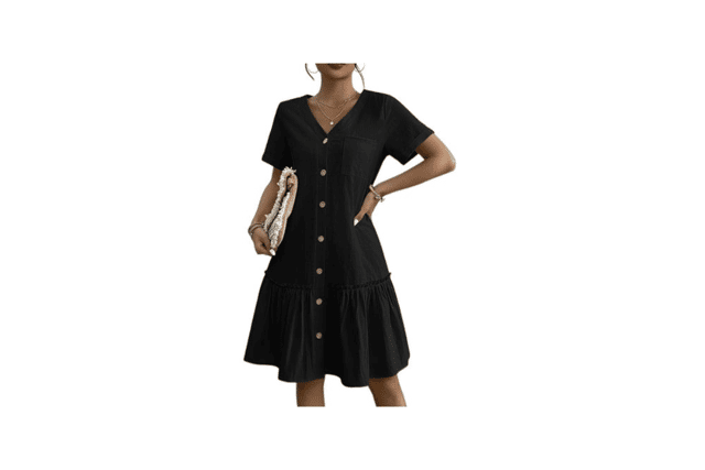 Women’s Breathable Cotton-Linen Dress