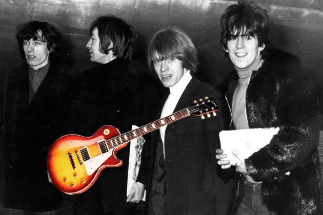 A guitar once thought to have been lost for over 50 years, owned by The Rolling Stones, has been discovered as part of a collection at a New York art museum.