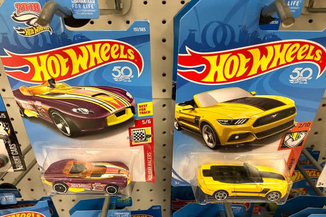 Hot Wheels cars have been named by Hamleys as one of the 100 best toys ever