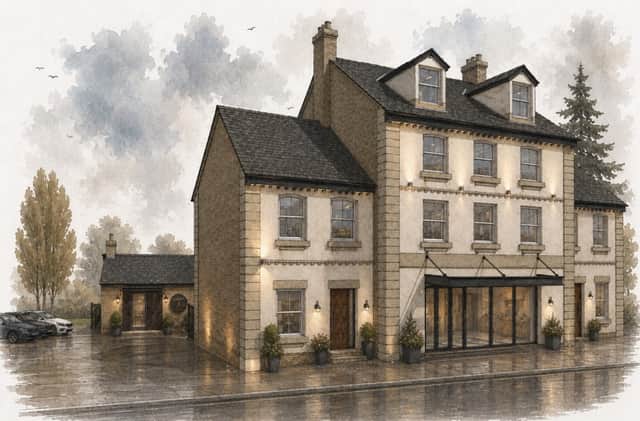 Artistic impression of the proposed development of The Cricketers in Knaresborough.