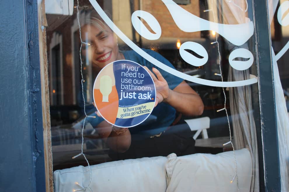 Enkeleda Kameli, owner of Westmoreland Coffee in Harrogate, said: "Lots of businesses like mine already operate a free and open toilet policy."